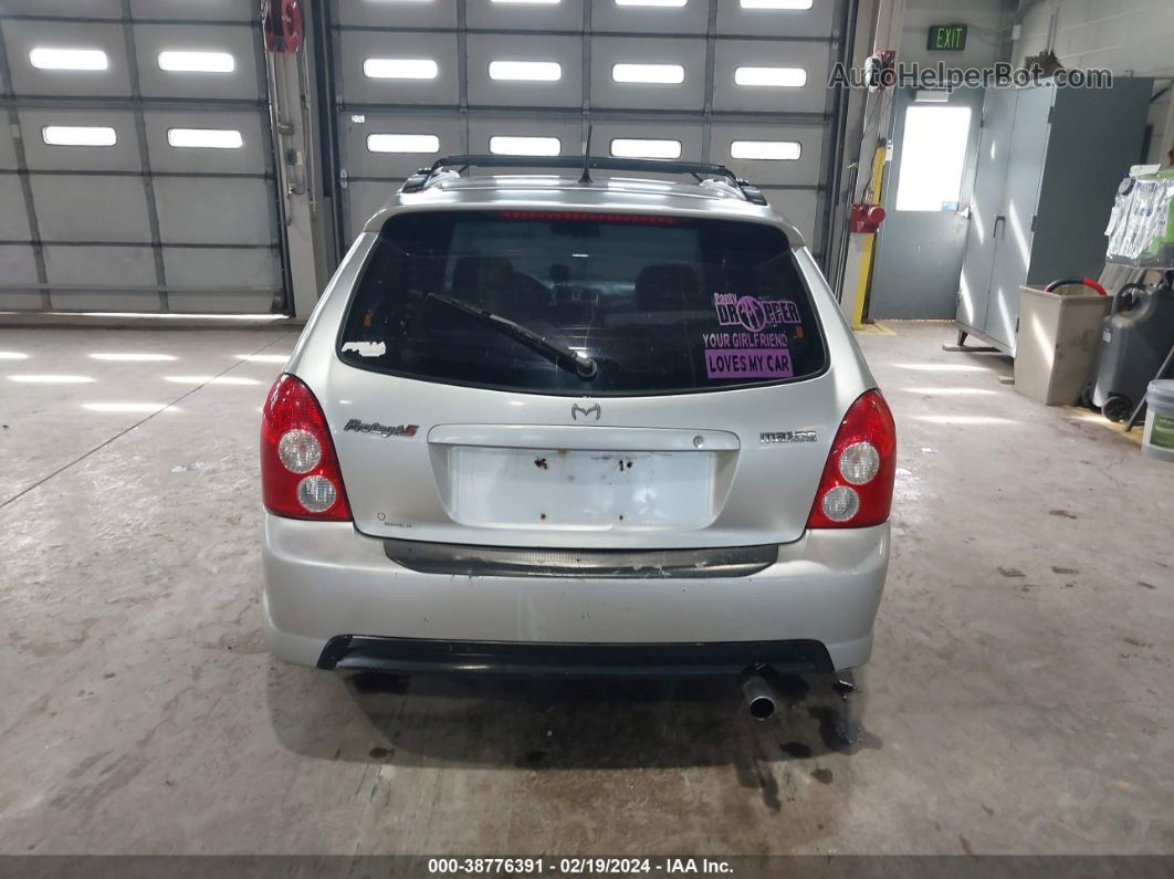 2002 Mazda Protege5   Silver vin: JM1BJ245821555072