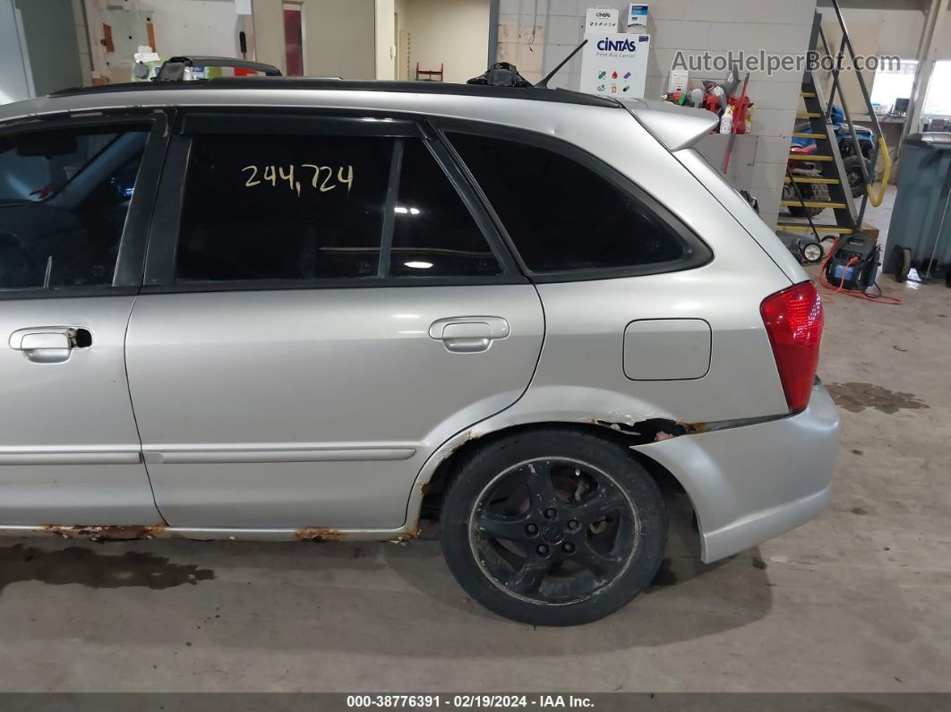 2002 Mazda Protege5   Silver vin: JM1BJ245821555072