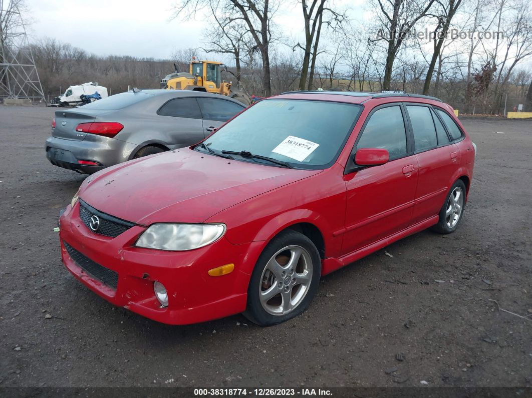 2002 Mazda Protege5 Base (a4)/base (m5) Red vin: JM1BJ245921524896