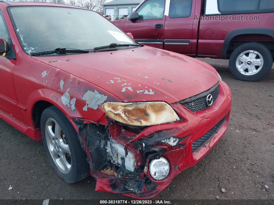 2002 Mazda Protege5 Base (a4)/base (m5) Red vin: JM1BJ245921524896