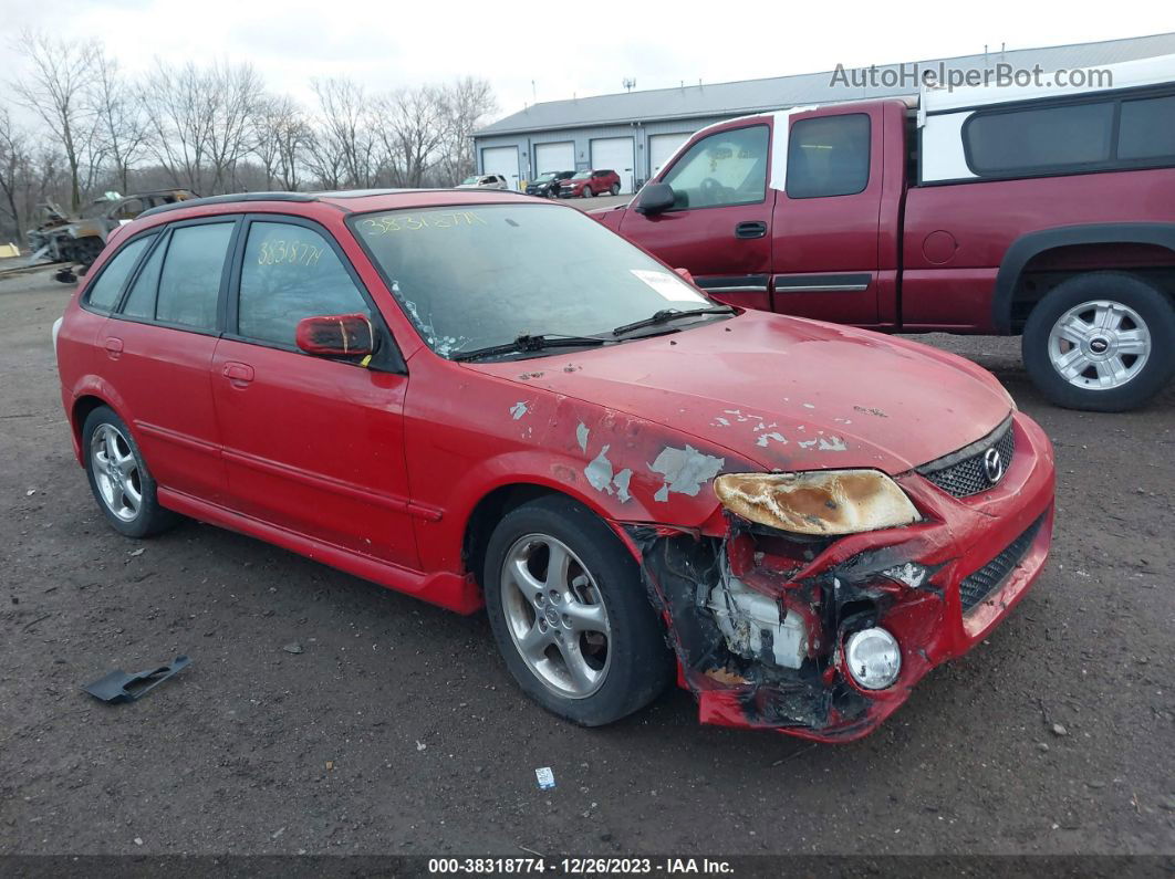 2002 Mazda Protege5 Base (a4)/base (m5) Red vin: JM1BJ245921524896