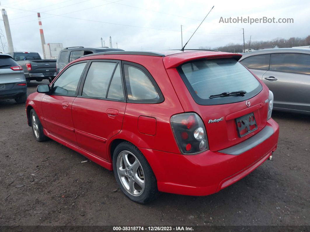 2002 Mazda Protege5 Base (a4)/base (m5) Red vin: JM1BJ245921524896