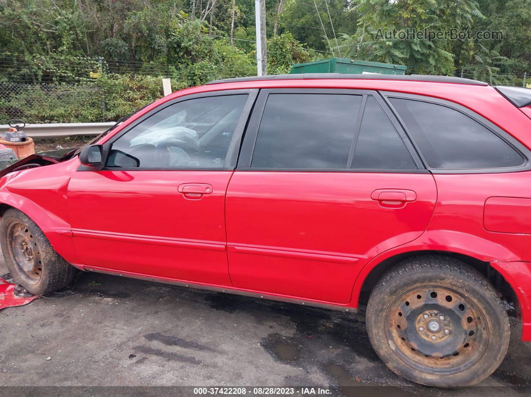 2002 Mazda Protege5   Красный vin: JM1BJ245X21468600