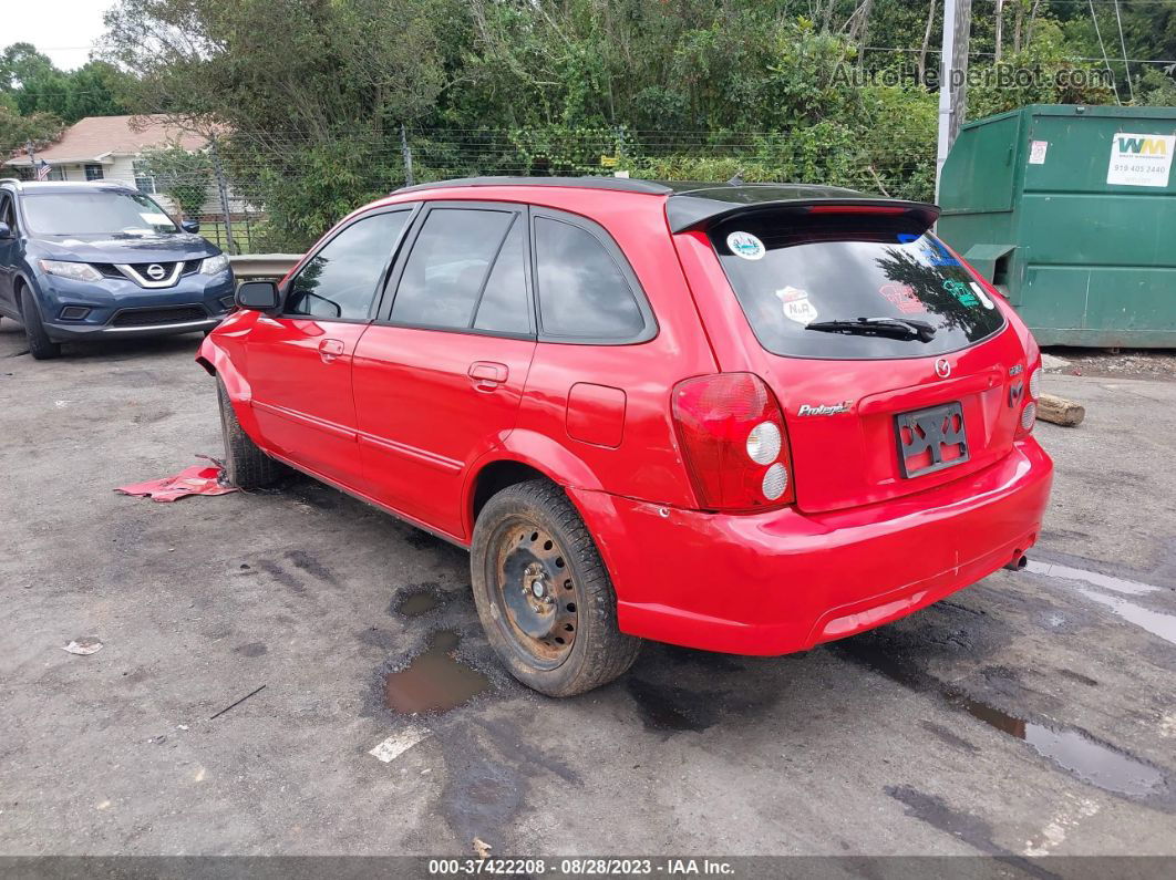 2002 Mazda Protege5   Красный vin: JM1BJ245X21468600