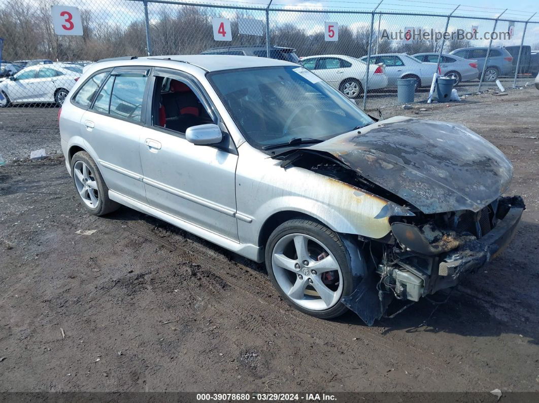 2002 Mazda Protege5   Gray vin: JM1BJ245X21492752