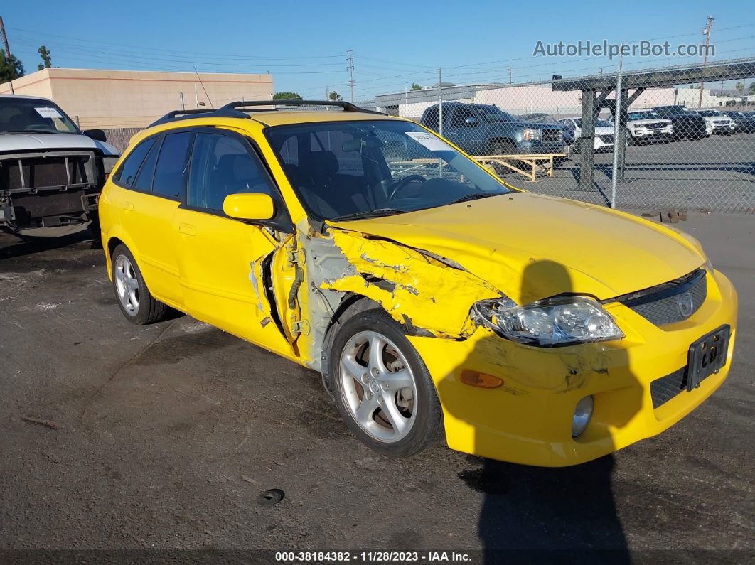 2002 Mazda Protege5 Base (a4)/base (m5) Yellow vin: JM1BJ245X21535180