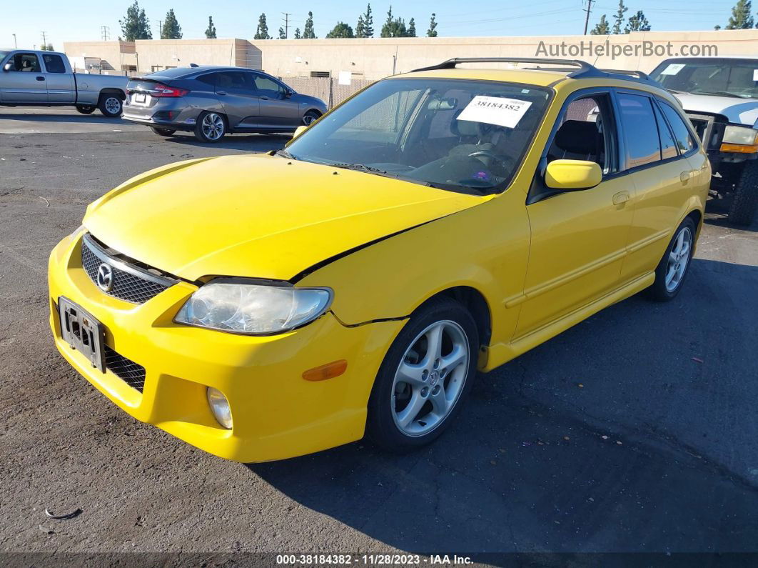 2002 Mazda Protege5 Base (a4)/base (m5) Yellow vin: JM1BJ245X21535180