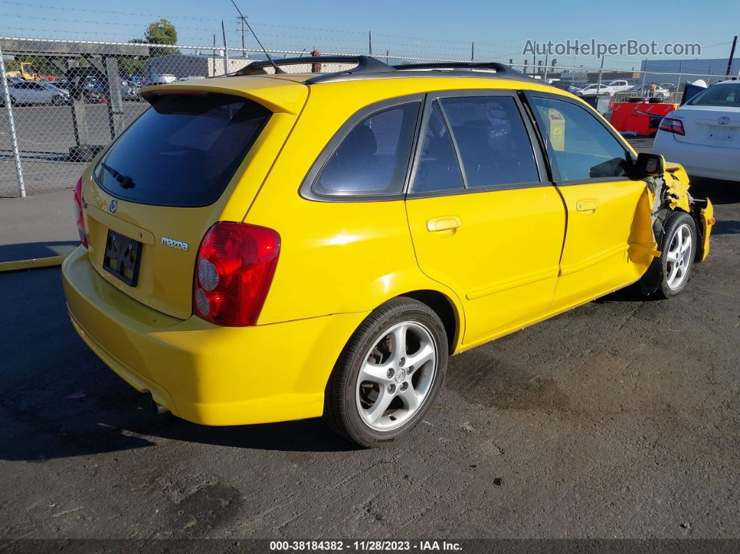 2002 Mazda Protege5 Base (a4)/base (m5) Yellow vin: JM1BJ245X21535180