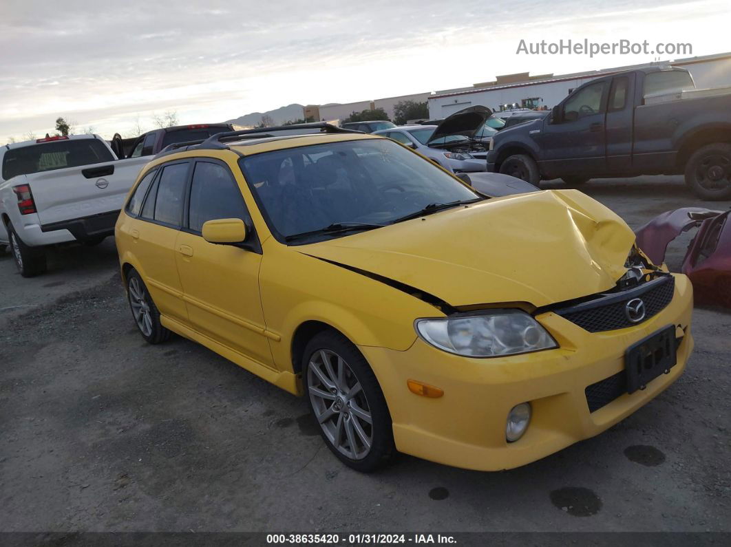 2002 Mazda Protege5 Base (a4)/base (m5) Yellow vin: JM1BJ246121580985