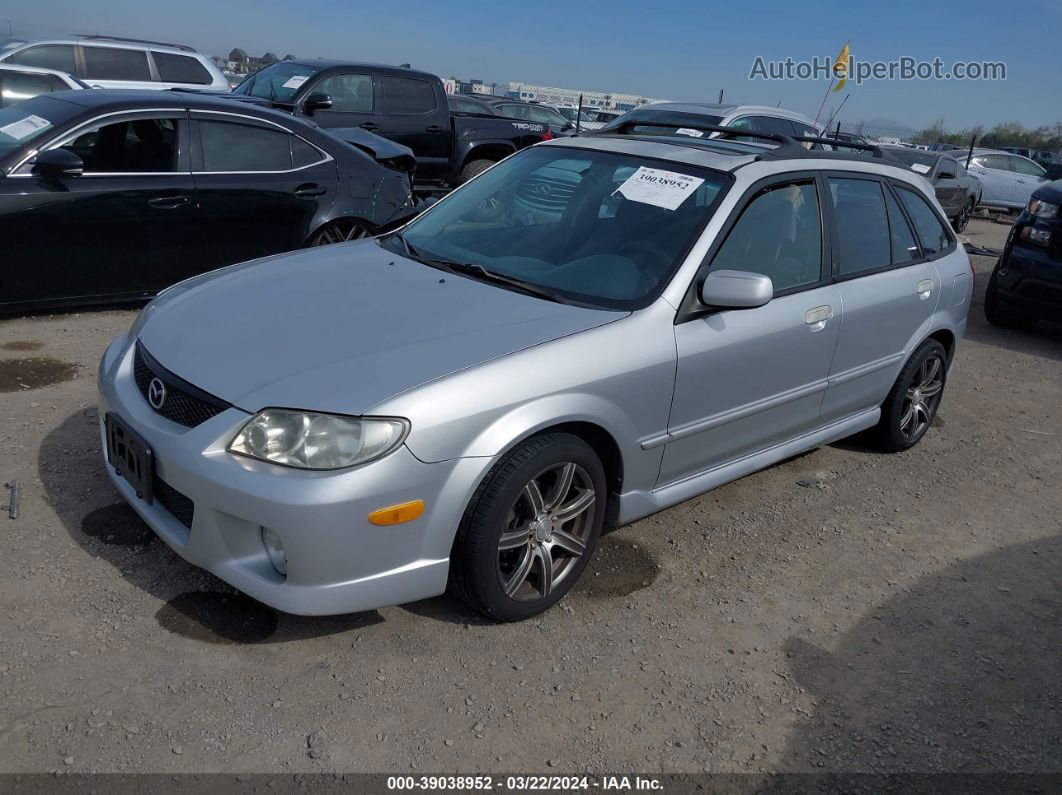 2002 Mazda Protege5   Silver vin: JM1BJ246221590098