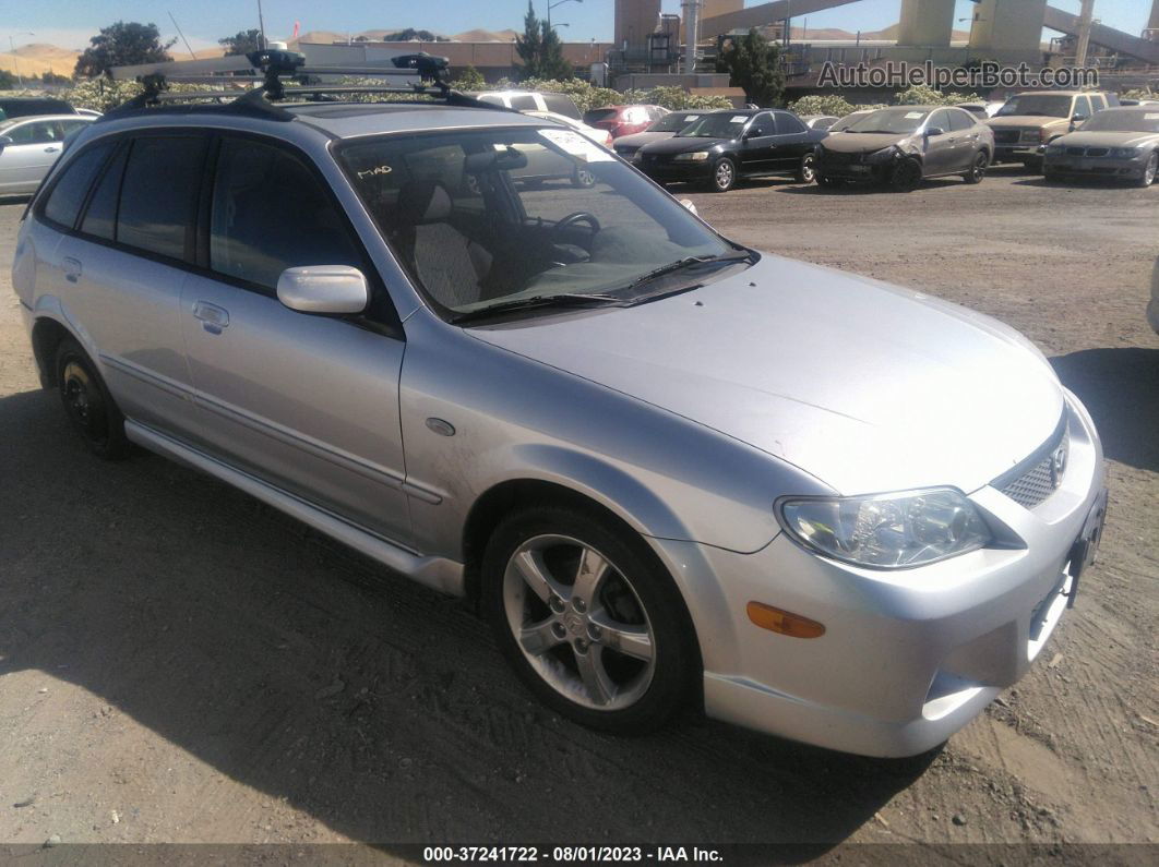 2002 Mazda Protege5   Silver vin: JM1BJ246621597930