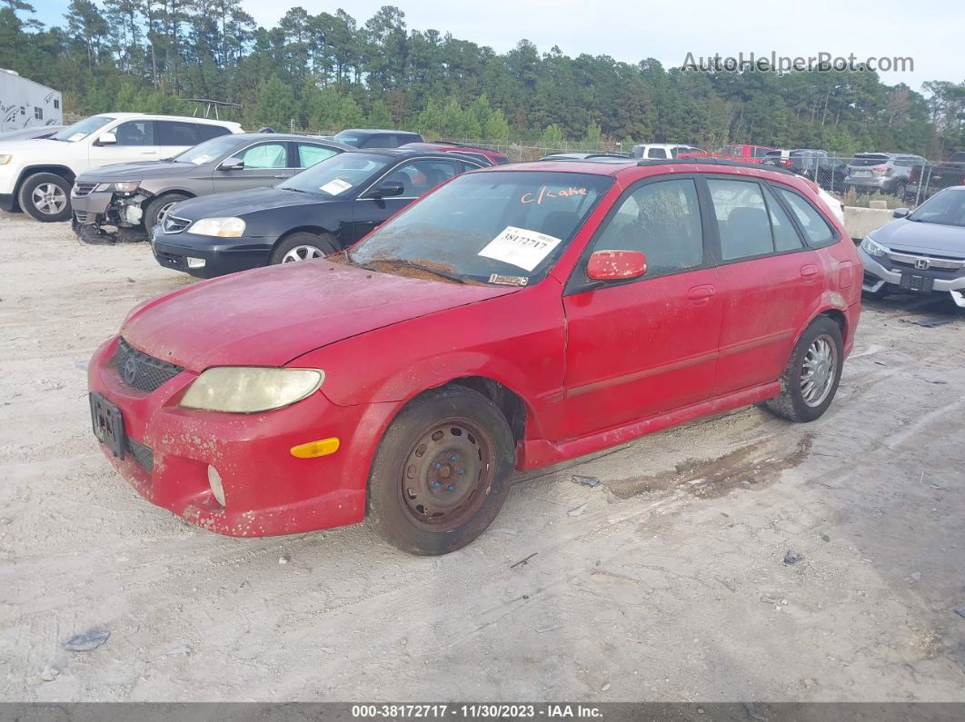 2002 Mazda Protege5 Base (a4)/base (m5) Красный vin: JM1BJ246921563500