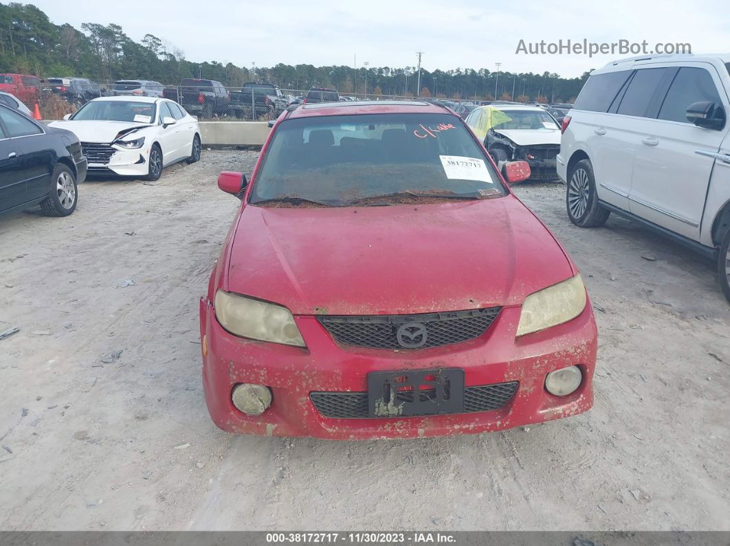 2002 Mazda Protege5 Base (a4)/base (m5) Red vin: JM1BJ246921563500