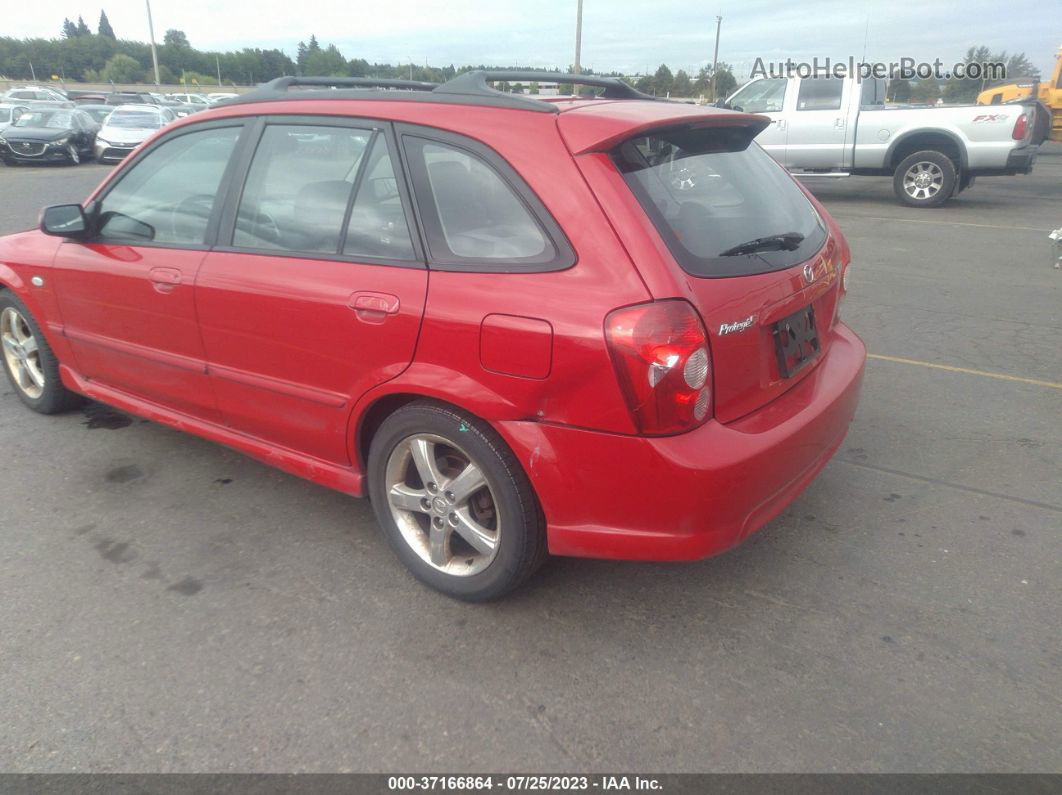 2002 Mazda Protege5   Red vin: JM1BJ246921630774