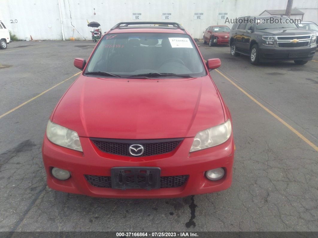 2002 Mazda Protege5   Red vin: JM1BJ246921630774