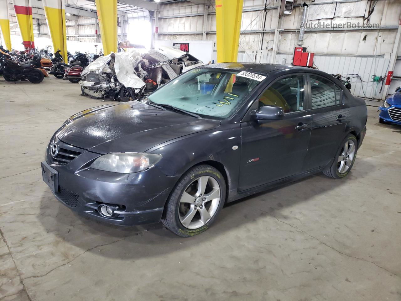 2005 Mazda 3 S Gray vin: JM1BK123251306442