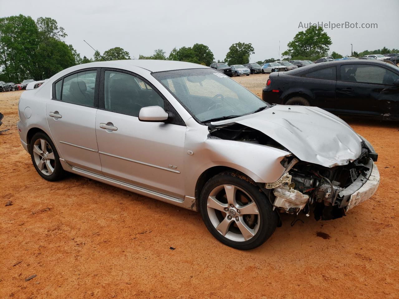 2005 Mazda 3 S Silver vin: JM1BK123751334334