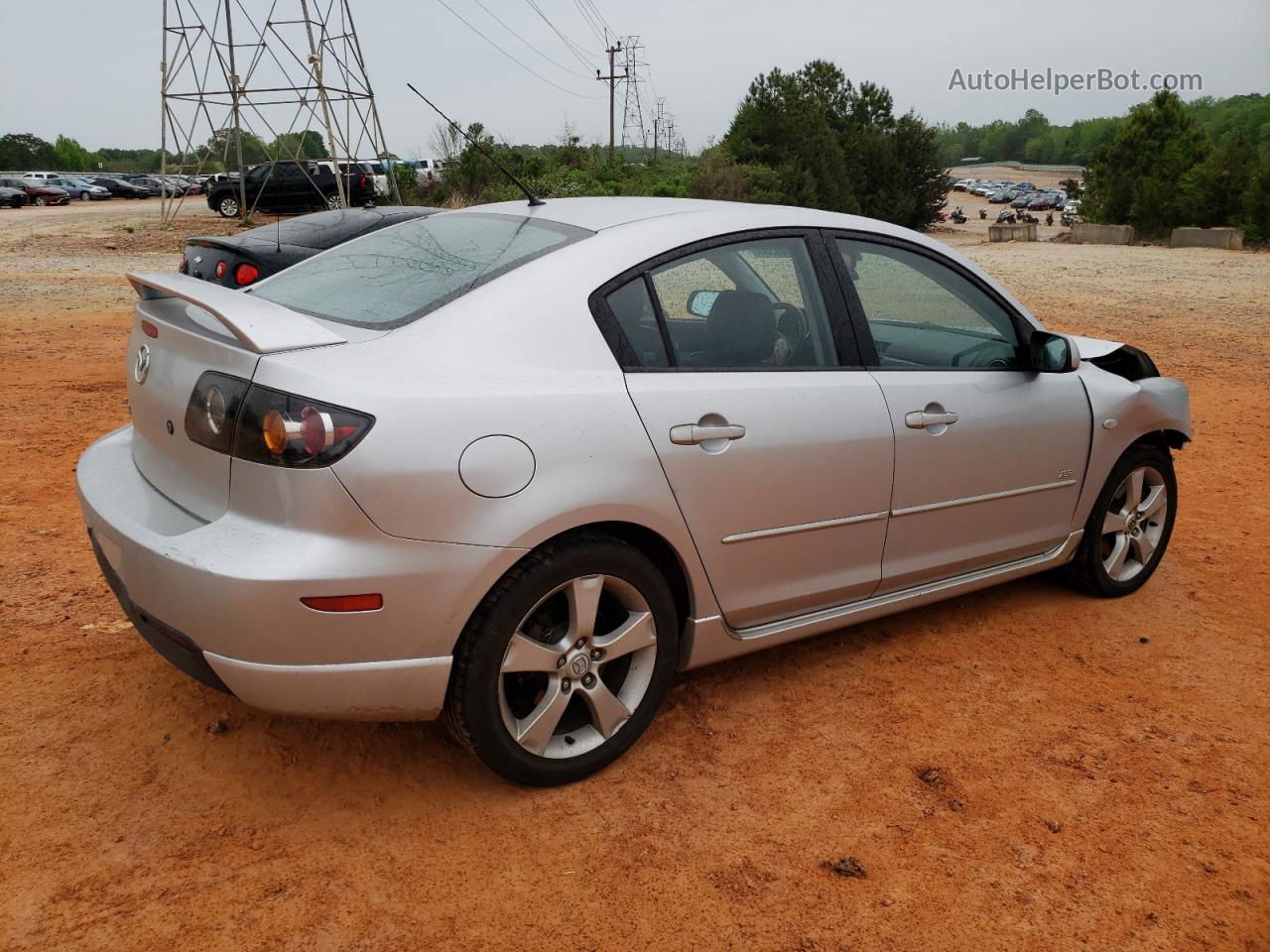 2005 Mazda 3 S Silver vin: JM1BK123751334334