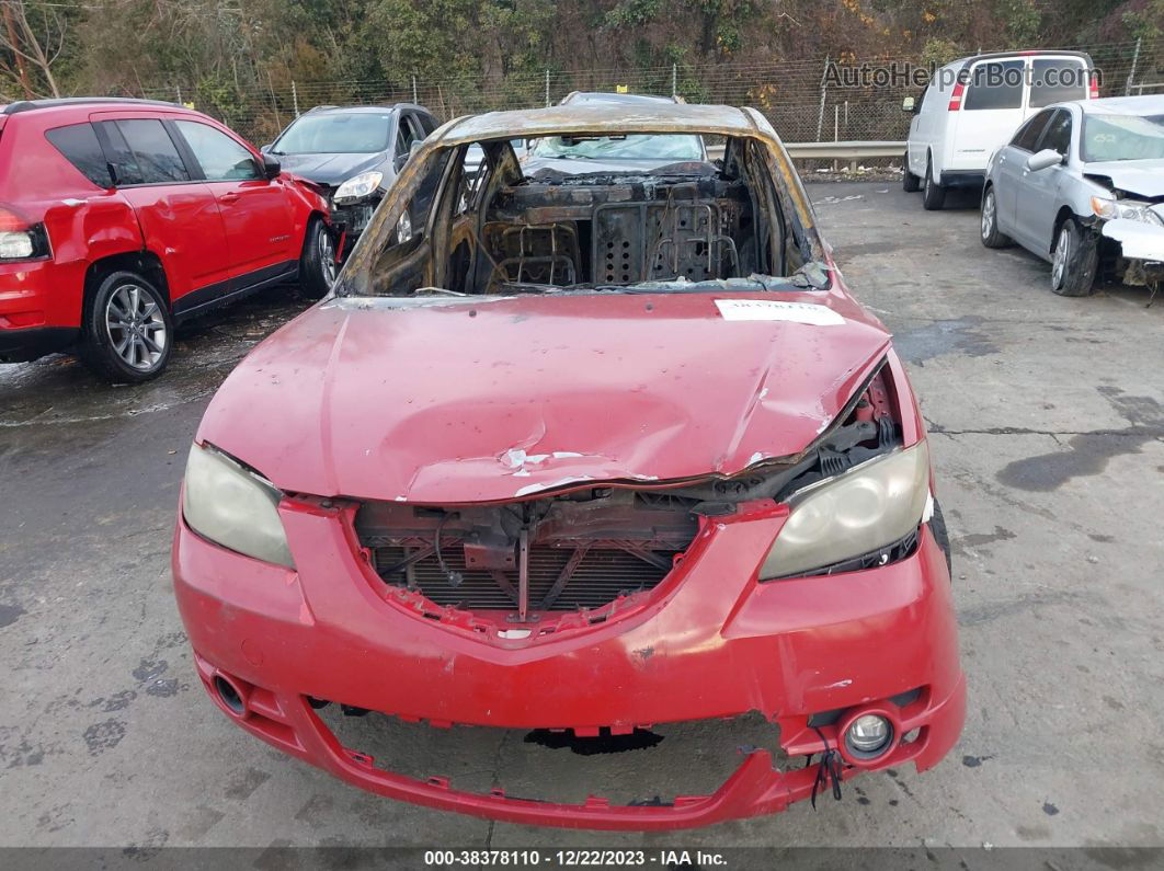 2005 Mazda Mazda3 S Red vin: JM1BK123851218995