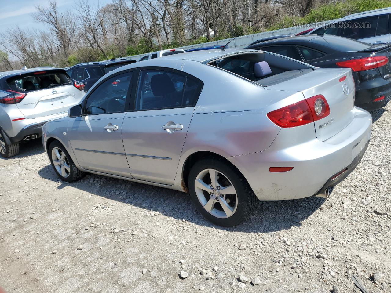 2005 Mazda 3 I Серебряный vin: JM1BK12F151251699