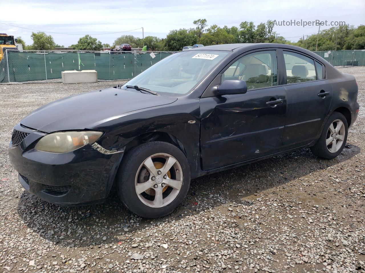 2005 Mazda 3 I Black vin: JM1BK12F751245597