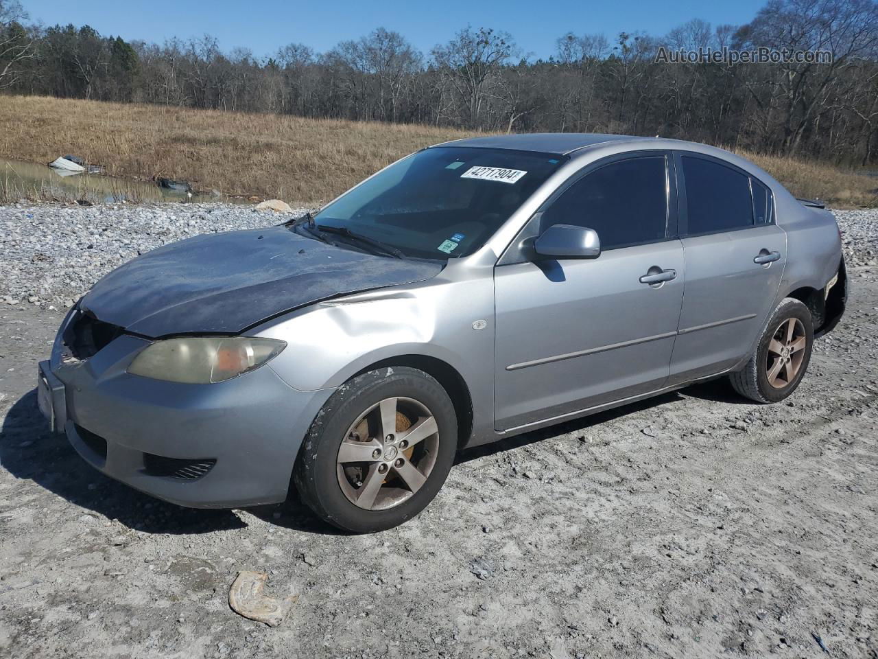 2005 Mazda 3 I Silver vin: JM1BK12FX51250518