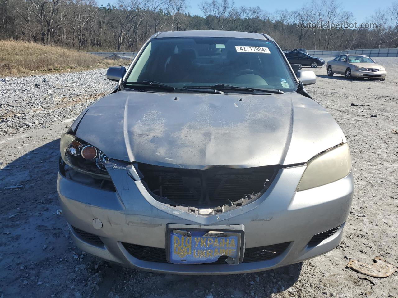 2005 Mazda 3 I Silver vin: JM1BK12FX51250518