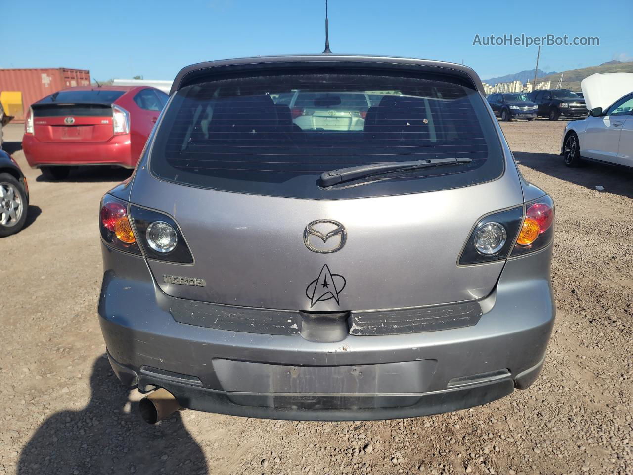 2005 Mazda 3 Hatchback Silver vin: JM1BK343451299065