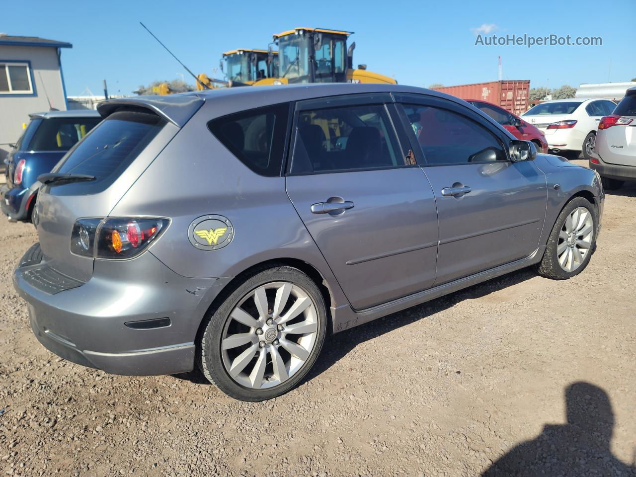 2005 Mazda 3 Hatchback Silver vin: JM1BK343451299065