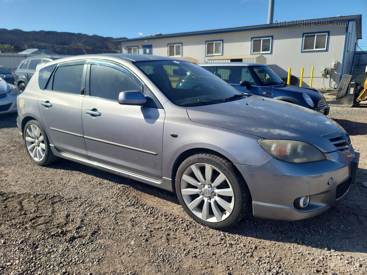 2005 Mazda 3 Hatchback Silver vin: JM1BK343451299065