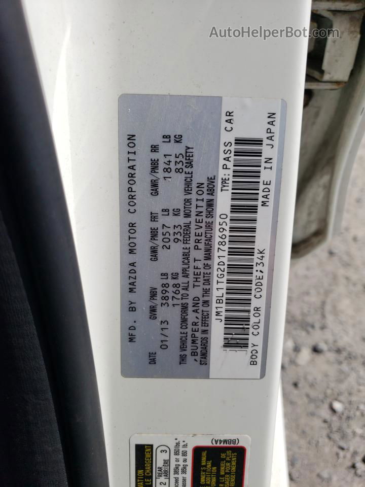 Price & History 2013 Mazda 3 I 2.0l 4 vin: JM1BL1TG2D1786950