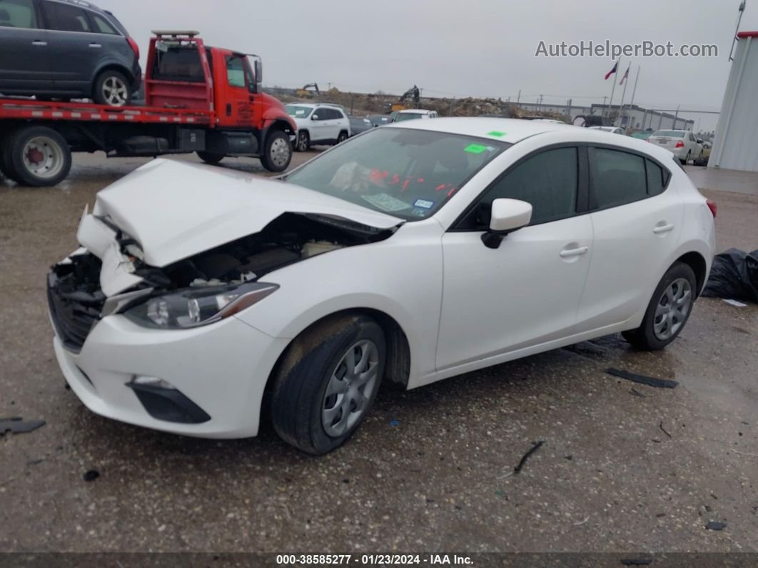 2016 Mazda Mazda3 I Sport White vin: JM1BM1J71G1327641