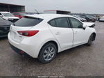 2016 Mazda Mazda3 I Sport White vin: JM1BM1J71G1327641