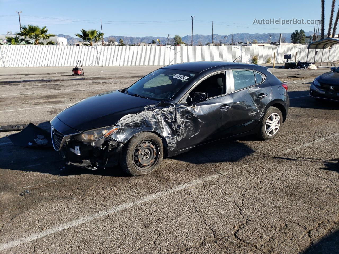 2016 Mazda 3 Sport Черный vin: JM1BM1J71G1346318