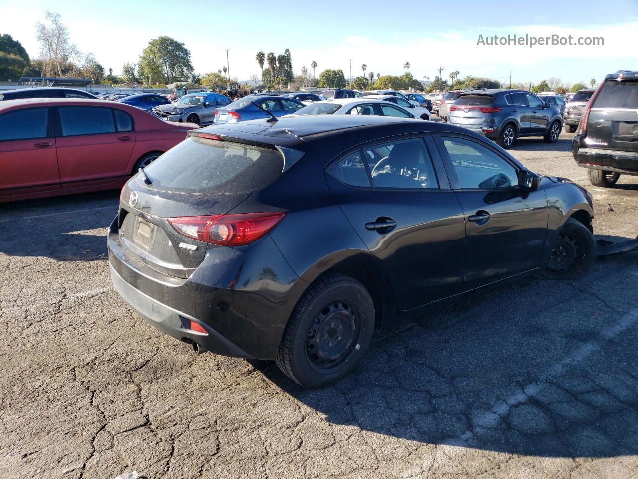 2016 Mazda 3 Sport Черный vin: JM1BM1J71G1346318