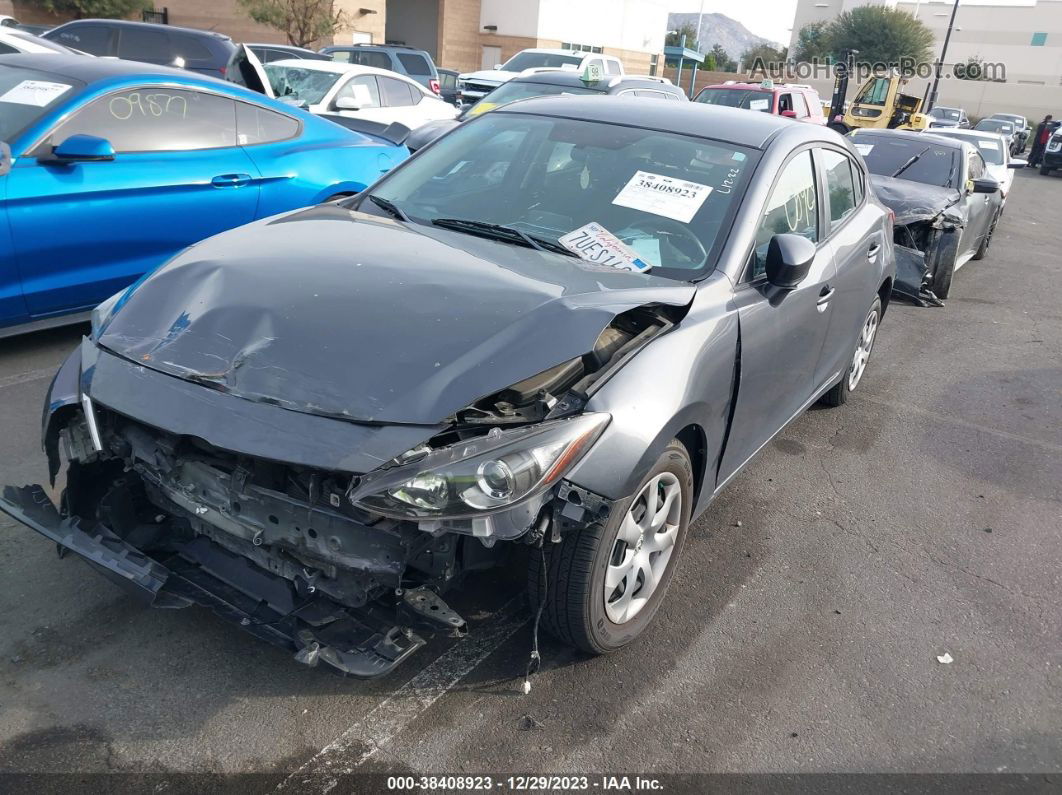 2016 Mazda Mazda3 I Sport Gray vin: JM1BM1J72G1342567