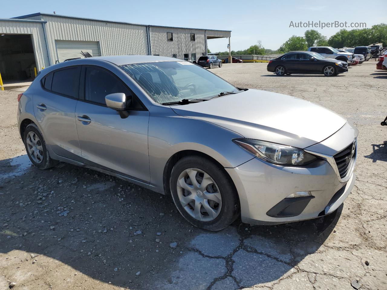 2016 Mazda 3 Sport Silver vin: JM1BM1J72G1347445