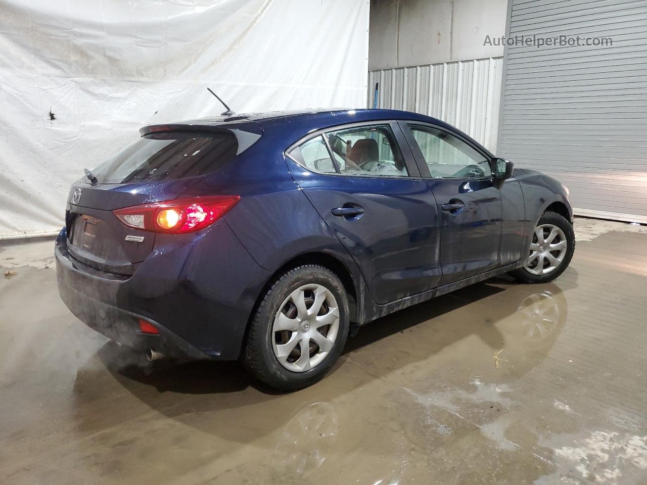 2016 Mazda 3 Sport Синий vin: JM1BM1J74G1328329
