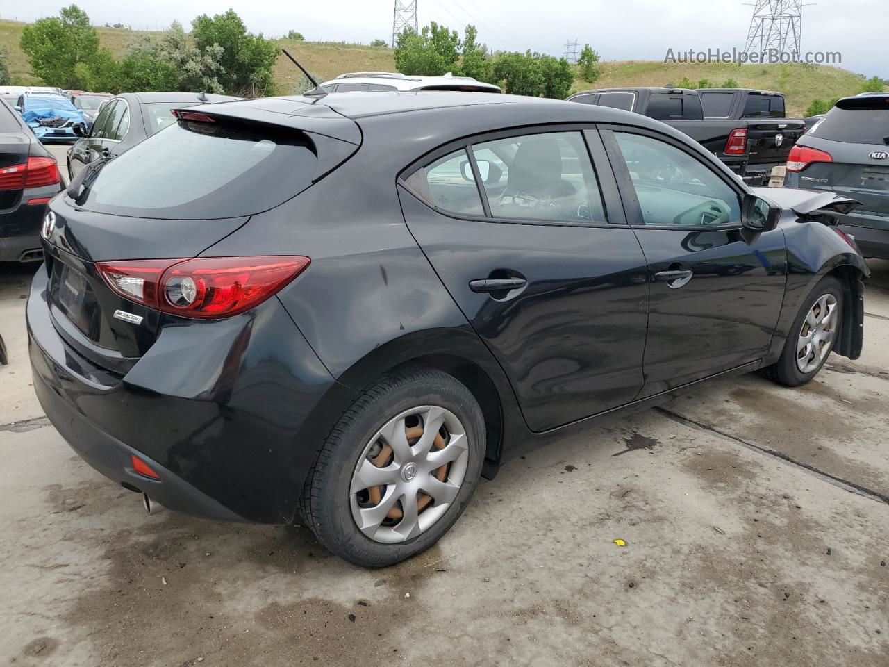 2016 Mazda 3 Sport Black vin: JM1BM1J76G1316568