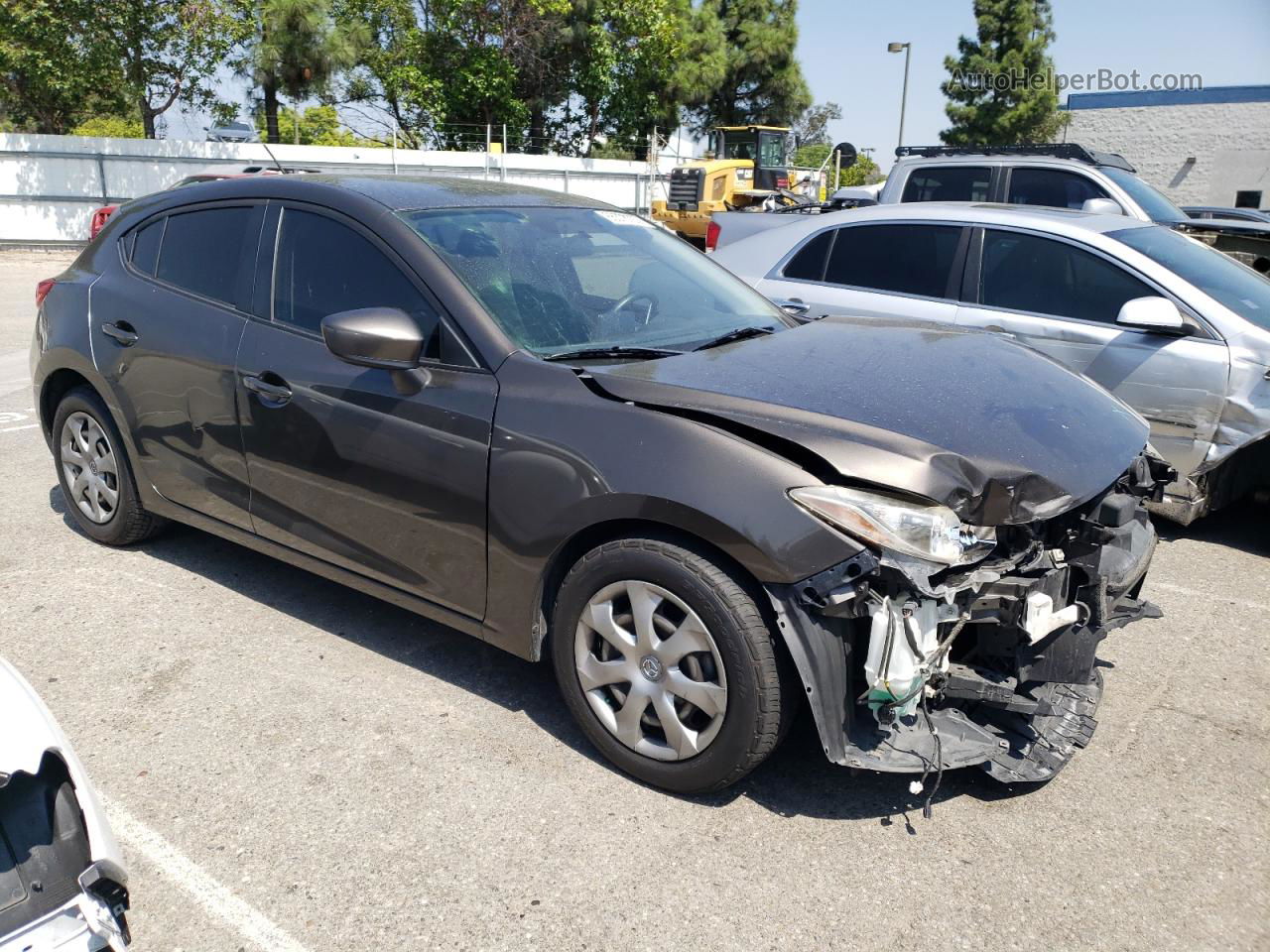 2016 Mazda 3 Sport Gray vin: JM1BM1J79G1286174