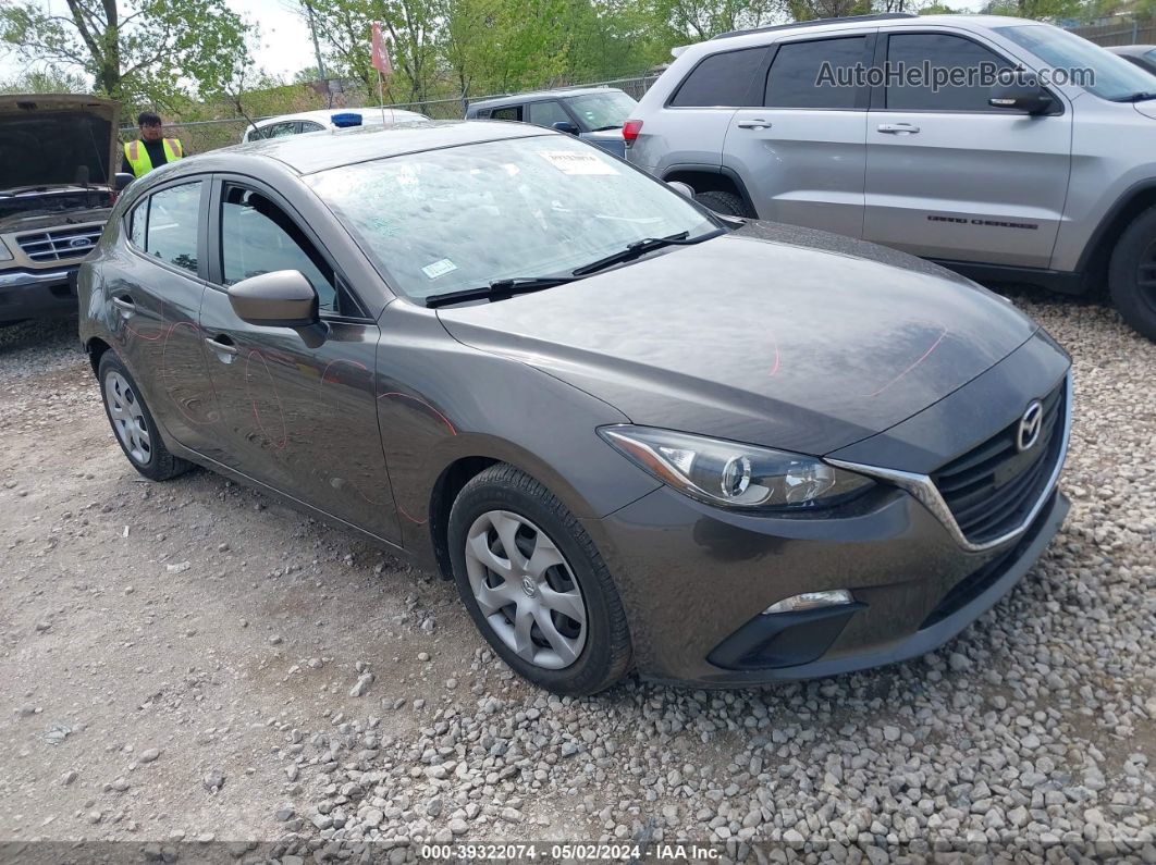 2014 Mazda Mazda3 I Sport Коричневый vin: JM1BM1K71E1149970