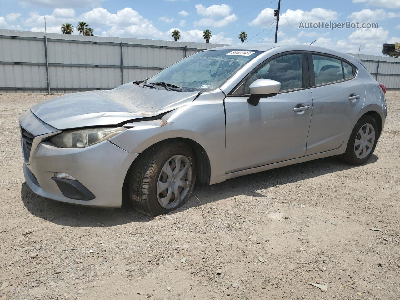 2014 Mazda 3 Sport Серебряный vin: JM1BM1K71E1188932