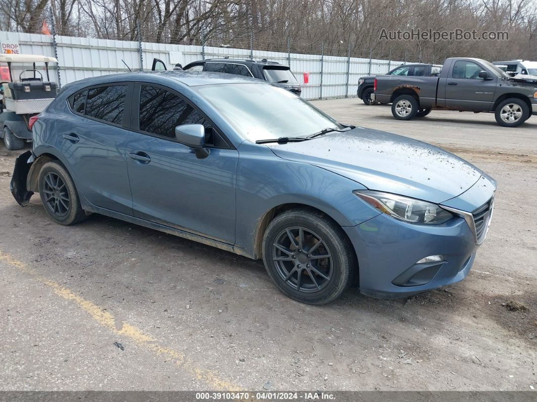 2014 Mazda Mazda3 I Sport Blue vin: JM1BM1K71E1200349