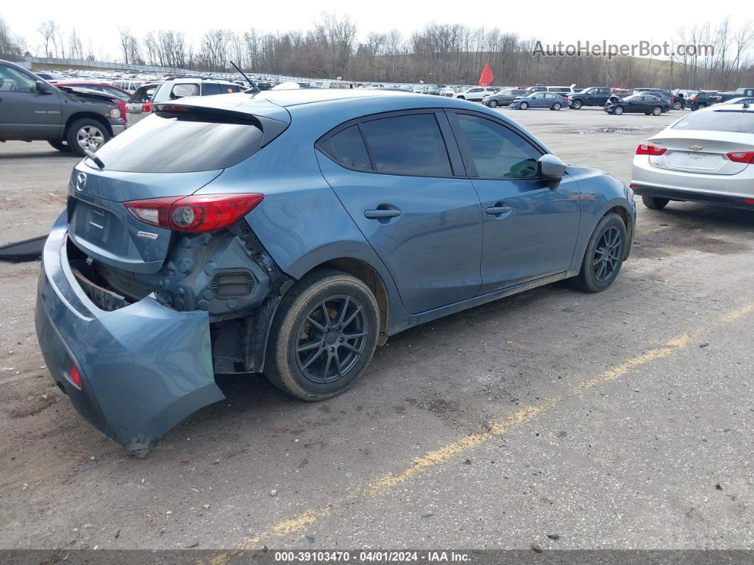 2014 Mazda Mazda3 I Sport Blue vin: JM1BM1K71E1200349