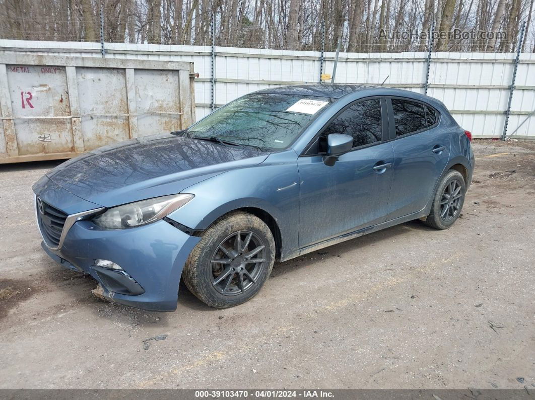 2014 Mazda Mazda3 I Sport Blue vin: JM1BM1K71E1200349