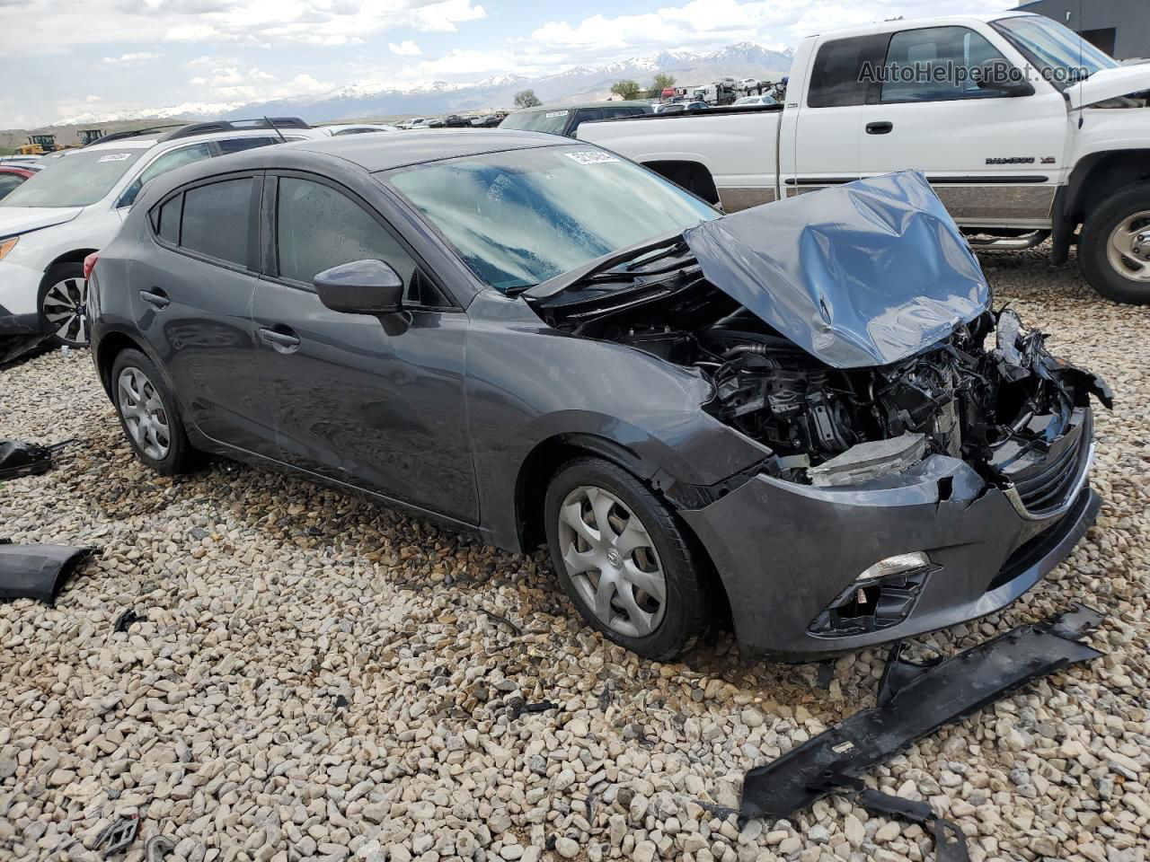 2014 Mazda 3 Sport Charcoal vin: JM1BM1K72E1180256