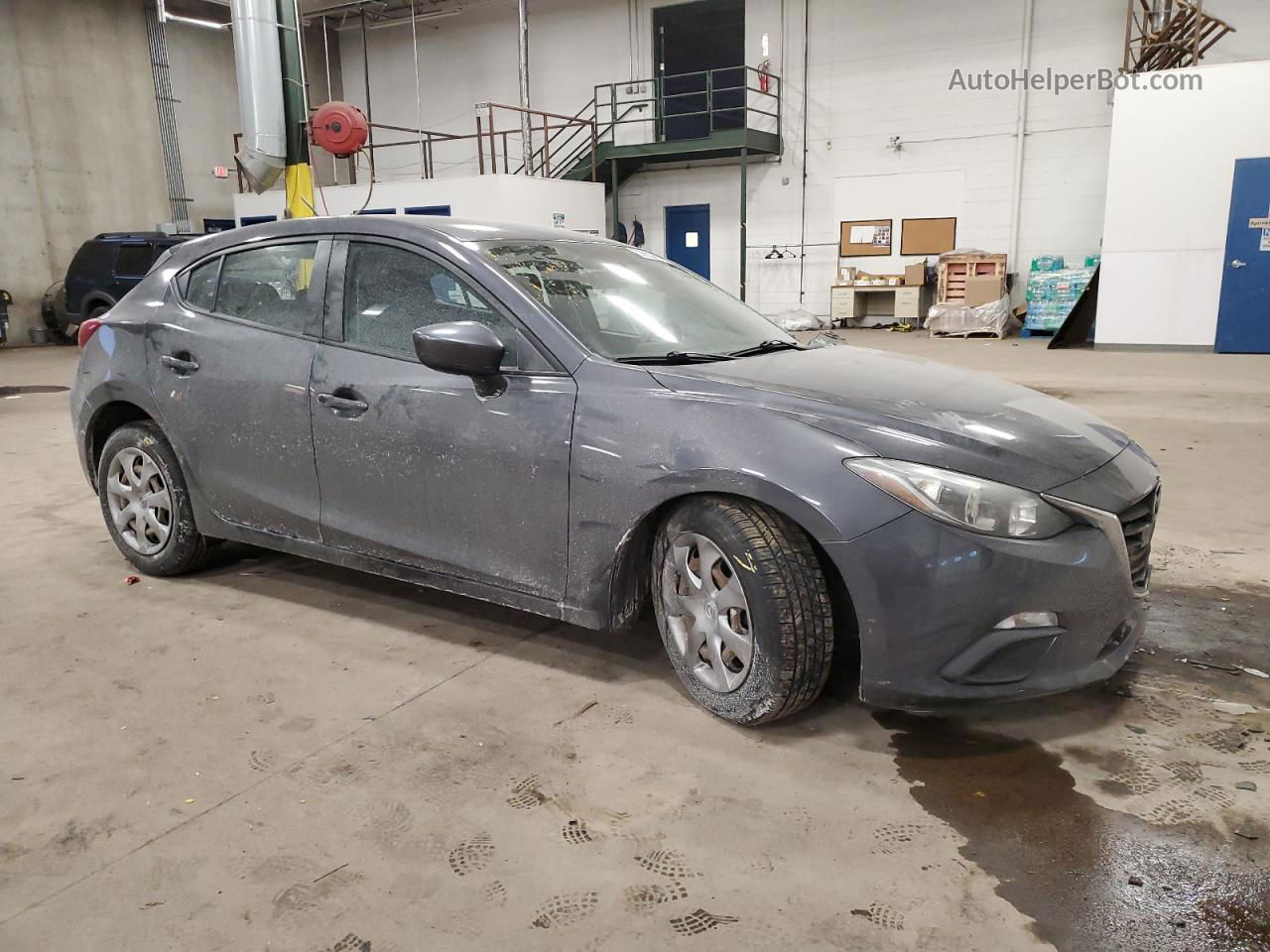 2014 Mazda 3 Sport Серый vin: JM1BM1K73E1218058