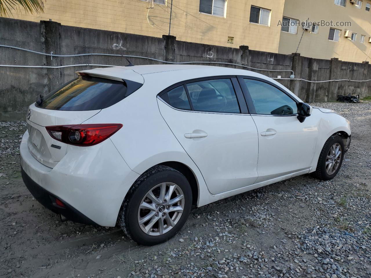 2016 Mazda 3 Sport White vin: JM1BM1K73G1336100