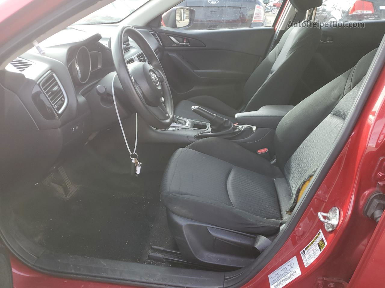 2014 Mazda 3 Sport Red vin: JM1BM1K74E1213838