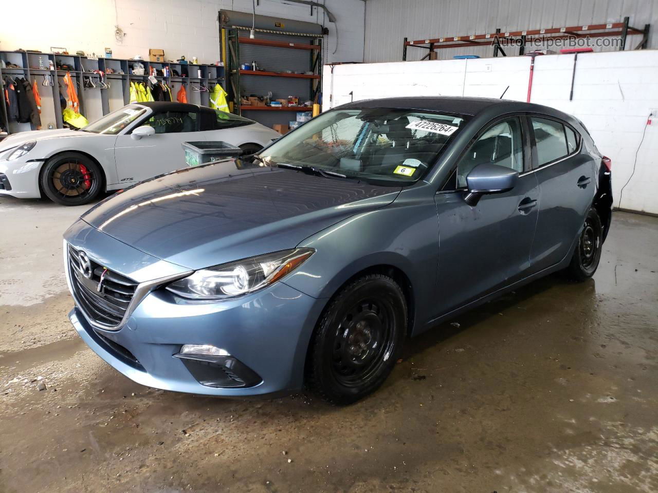 2016 Mazda 3 Sport Blue vin: JM1BM1K74G1332511